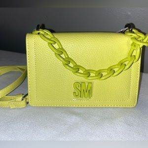 BRAND NEW NEON GREEN STEVE MADDEN CROSSBODY